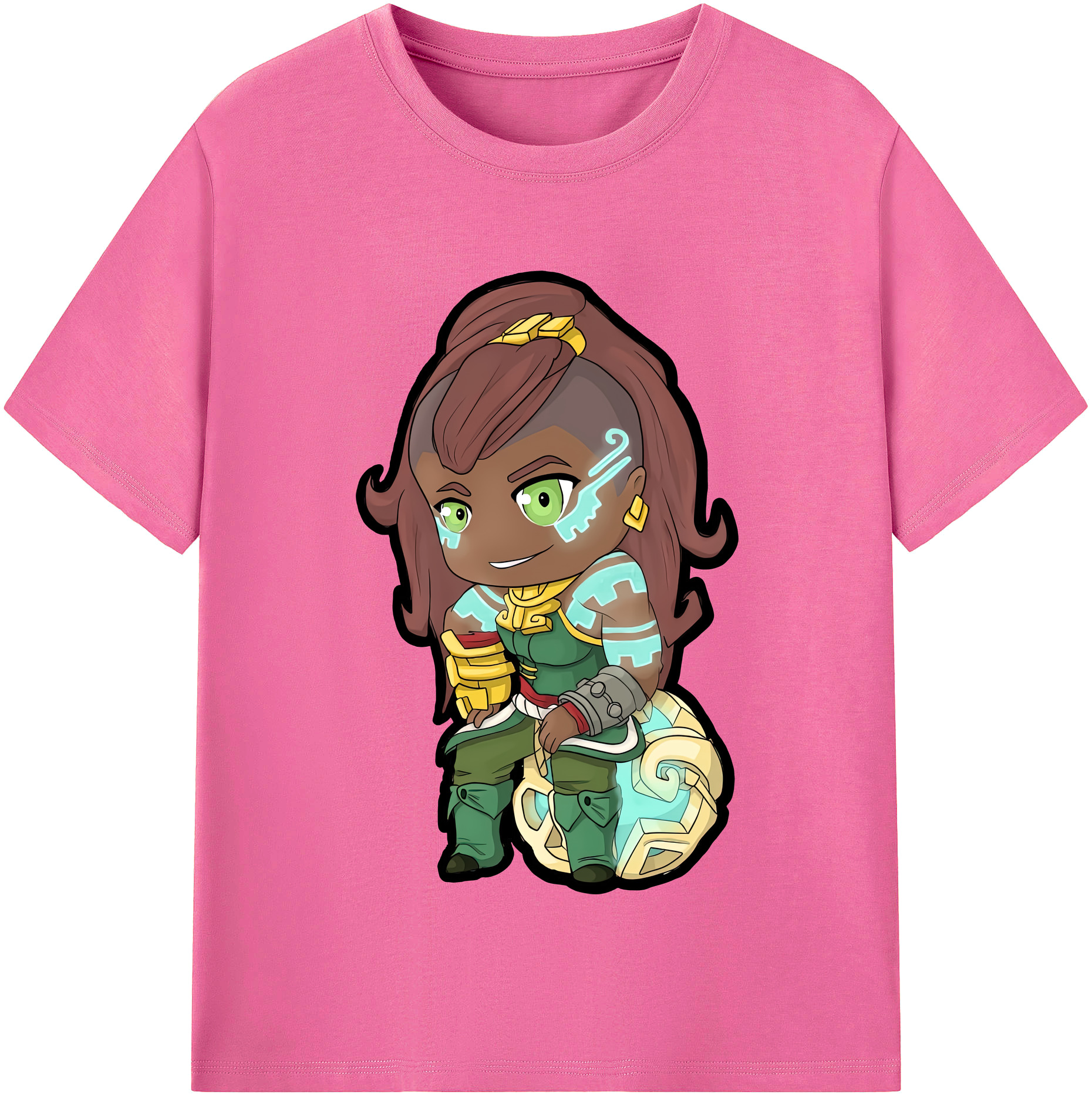 （画像用） リーグ・オブ・レジェンド League of Legends LOL レディースカジュアルプリントTシャツ（綿100％）